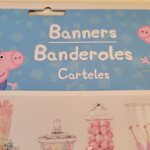 Peppa Pig Party Decor Kit Scene Setters Banner Swirl Hanging Props 31pc Bundle - Picture 10 of 16